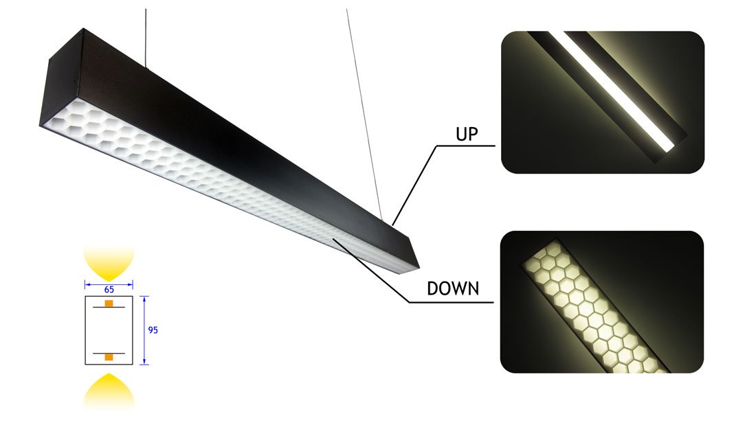 LL11-honeycomb-up-down-LED-linear-Light-P4
